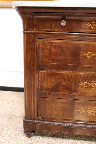 Commode Italienne Ancienne, XIXe Siècle Charles X
