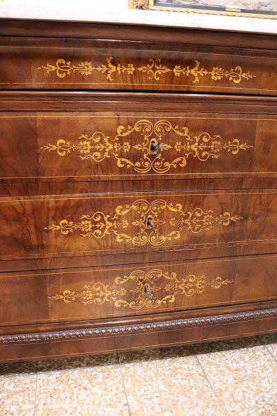 Commode Italienne Ancienne, XIXe Siècle Charles X