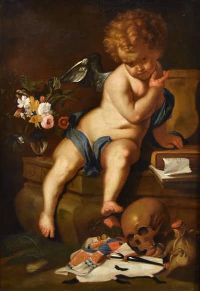 Vanitas (Allegoria della Giovinezza), Erasmus Quellinus II (Anversa 1607 - 1672)