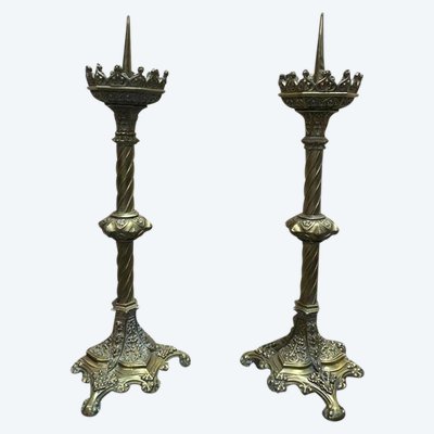 Bronze picker pair