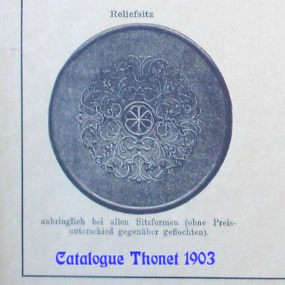 Deux chaises N°14 Thonet assise bois, état original, 1890