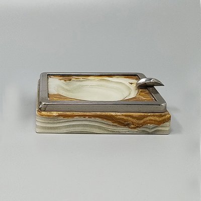 Splendido set da fumo anni '60 in onice. Prodotto in Italia.