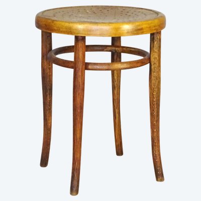 Kohn stool, no Thonet, circa 1900, "Star" seat