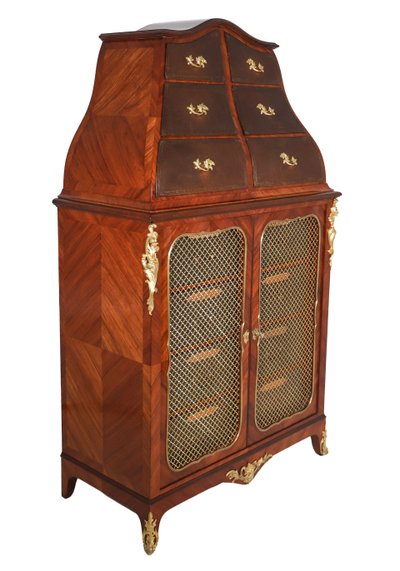 Mobiletto in cartone Luigi XV, fine XIX secolo – timbro Raulin