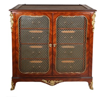Mobiletto in cartone Luigi XV, fine XIX secolo – timbro Raulin
