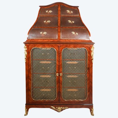 Mobiletto in cartone Luigi XV, fine XIX secolo – timbro Raulin