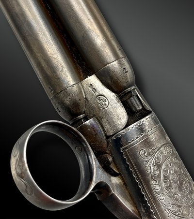 Revolver Pepperbox firmato MARIETTE - Liegi, Belgio - XIX secolo