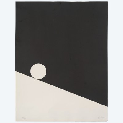 Screen printing by Emile GILIOLI