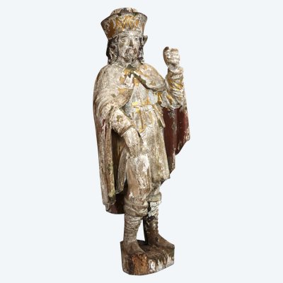 Scultura raffigurante San Rocco, XVIII secolo