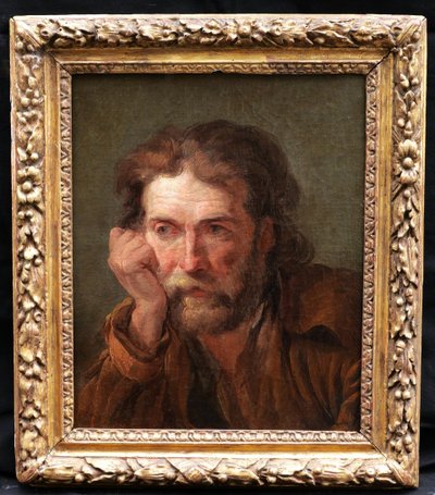 Scuola francese del XVIII secolo, attribuita a Joseph-Marie VIEN, Malinconia