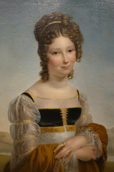 Ritratto di una giovane ragazza, H.LEMAIRE 1817