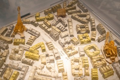 Illuminated model of Paris by Grigoris LAGOS