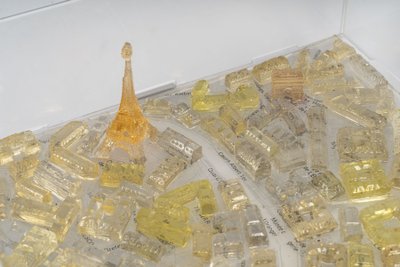 Illuminated model of Paris by Grigoris LAGOS