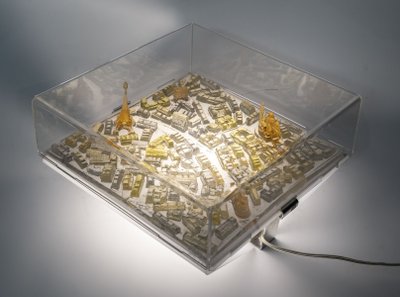 Illuminated model of Paris by Grigoris LAGOS