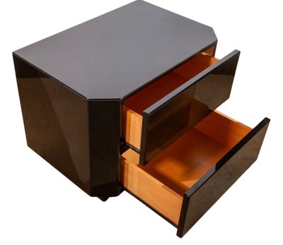 Pair of David Lange bedside tables from the 1970s/80s
