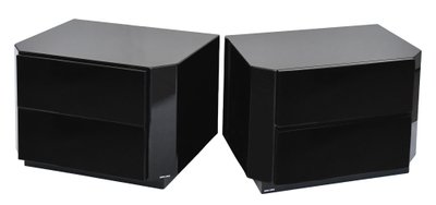 Pair of David Lange bedside tables from the 1970s/80s