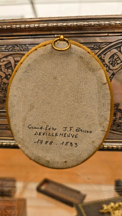Machera Ferdinand, Miniature on Paper 1819, Mr Devilleneuve