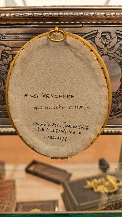 Machera Ferdinand, Miniature on Paper 1820, Madame Devilleneuve