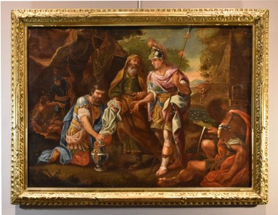Alexandre Le Grand devant Le Tombeau d'Achille, Francesco De Mura (1696 – 1782)