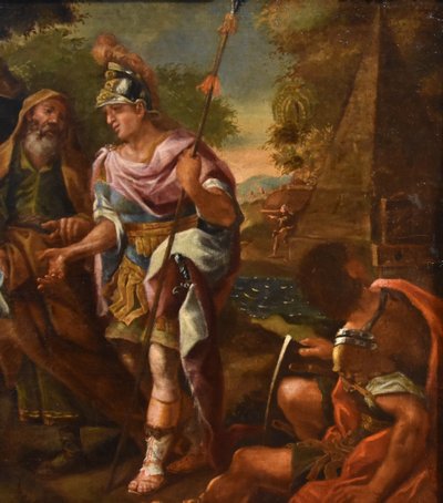 Alexandre Le Grand devant Le Tombeau d'Achille, Francesco De Mura (1696 – 1782)