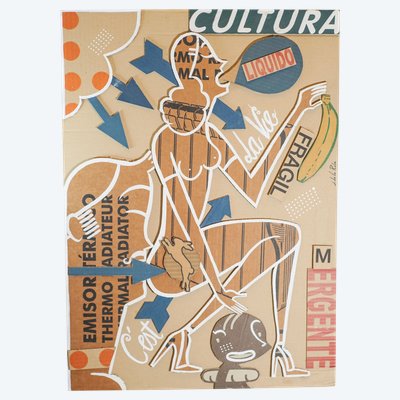 CULTURA, Composition on cardboard