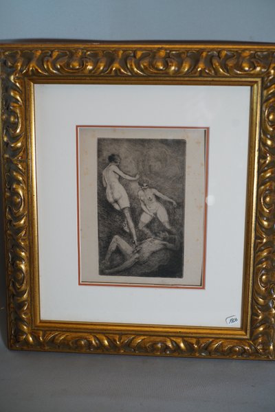 Erotic engraving