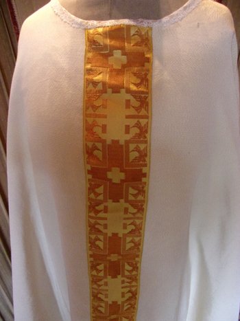 Chasuble de forme gothique, époque milieu XXe siècle