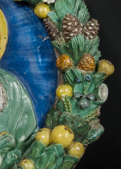 Santi Buglioni, tondo in terracotta raffigurante "Sant'Andrea"