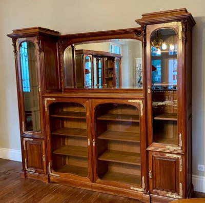 Libreria con vetrina Art Nouveau 