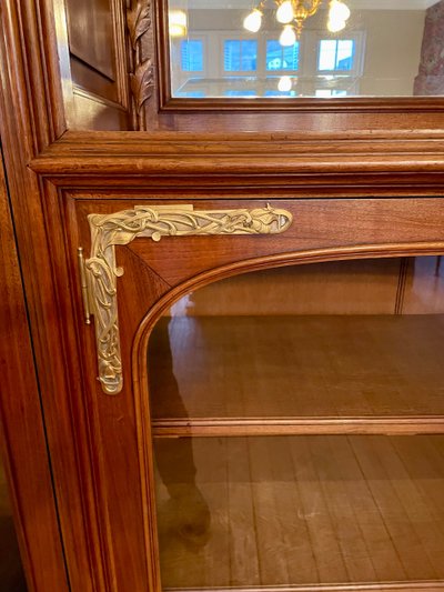 Libreria con vetrina Art Nouveau 