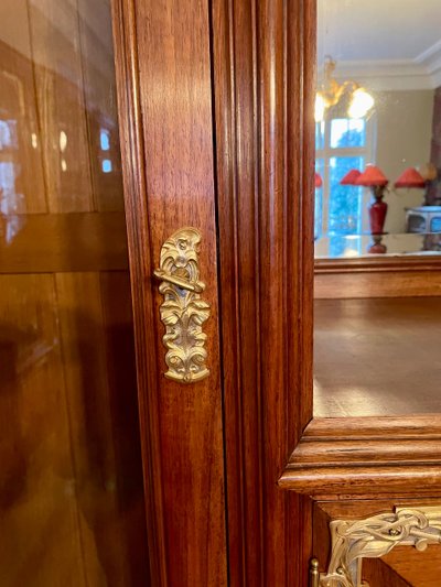 Libreria con vetrina Art Nouveau 