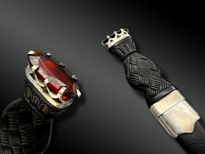 COLTELLO chiamato Sgian Dubh - Scozia - Inizio XX secolo