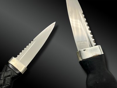 COLTELLO chiamato Sgian Dubh - Scozia - Inizio XX secolo