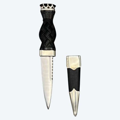 COLTELLO chiamato Sgian Dubh - Scozia - Inizio XX secolo