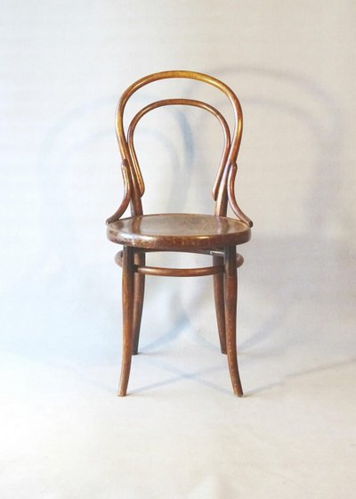 Sedia da bistrot n. 14 seduta in legno Thonet - 1890 -
