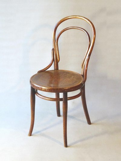 Sedia da bistrot n. 14 seduta in legno Thonet - 1890 -