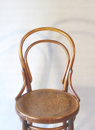 Sedia da bistrot n. 14 seduta in legno Thonet - 1890 -