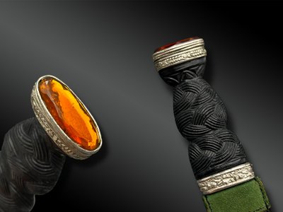 COLTELLO chiamato Sgian Dubh - Scozia - Inizio XX secolo