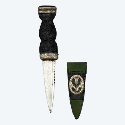 COLTELLO chiamato Sgian Dubh - Scozia - Inizio XX secolo