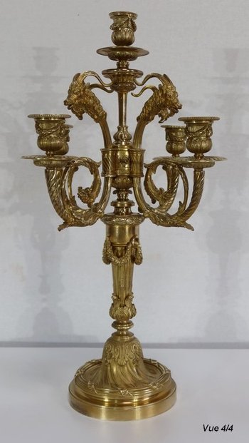  Important Candelabra in Bronze - 2nd half XIXth