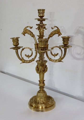  Important Candelabra in Bronze - 2nd half XIXth