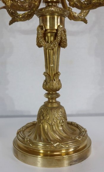  Important Candelabra in Bronze - 2nd half XIXth