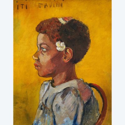 Theo MEIER, Iti Tavini (Porträt einer Tahiti- oder Marquesas-Frau)