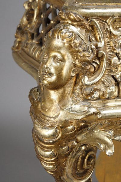 CARVED AND GILDED WOOD JARDINIÈRE, LOUIS XV STYLE