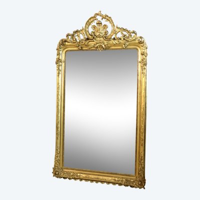 Miroir doré époque XIXème siècle