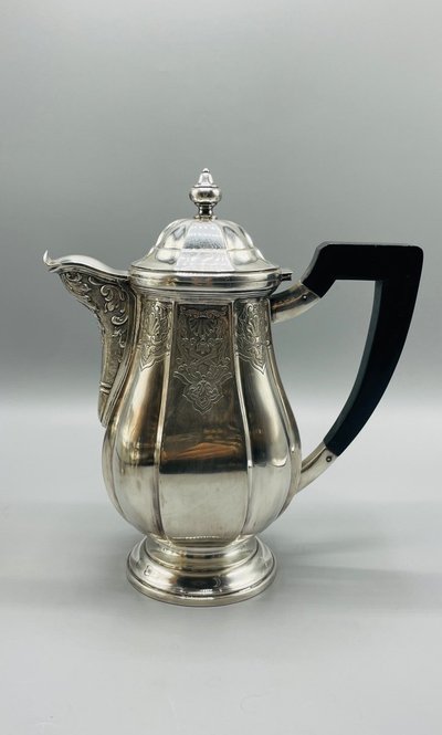 Regency Style Solid Silver Coffee Service