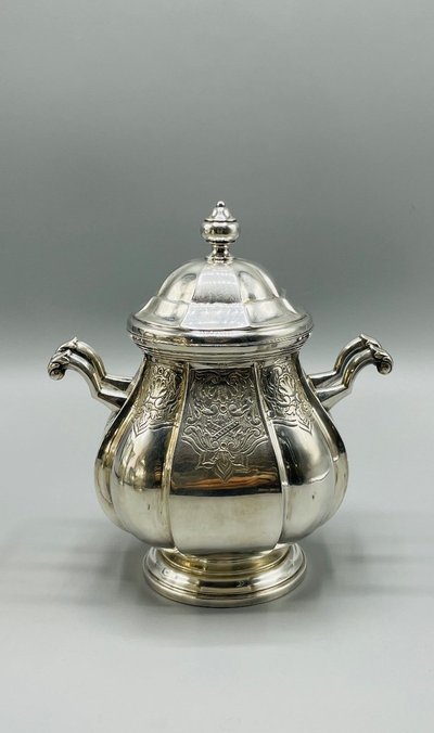 Regency Style Solid Silver Coffee Service