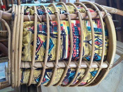Bamboo work basket