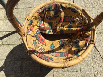 Bamboo work basket