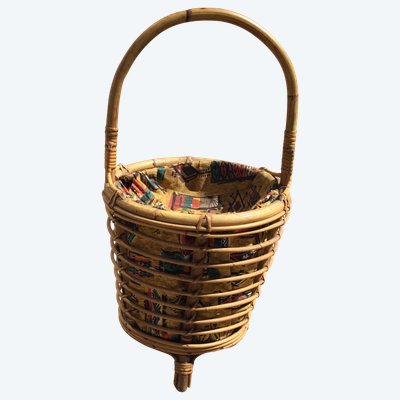 Bamboo work basket
